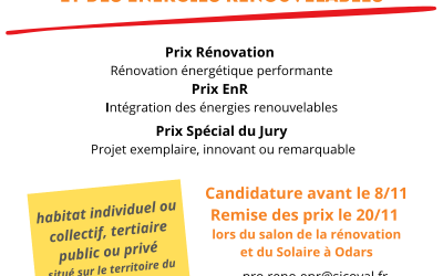 Trophées Rénovation et Energies renouvelables